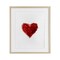 Stupell Industries Cluster of Hearts Shape Framed Print Under Glass, design by Christine Simpson Art